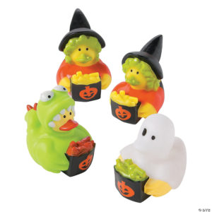 Trick-or-Treating Rubber Duckies