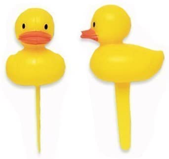 Yellow Duck Ducky Duckie Cupcake Picks